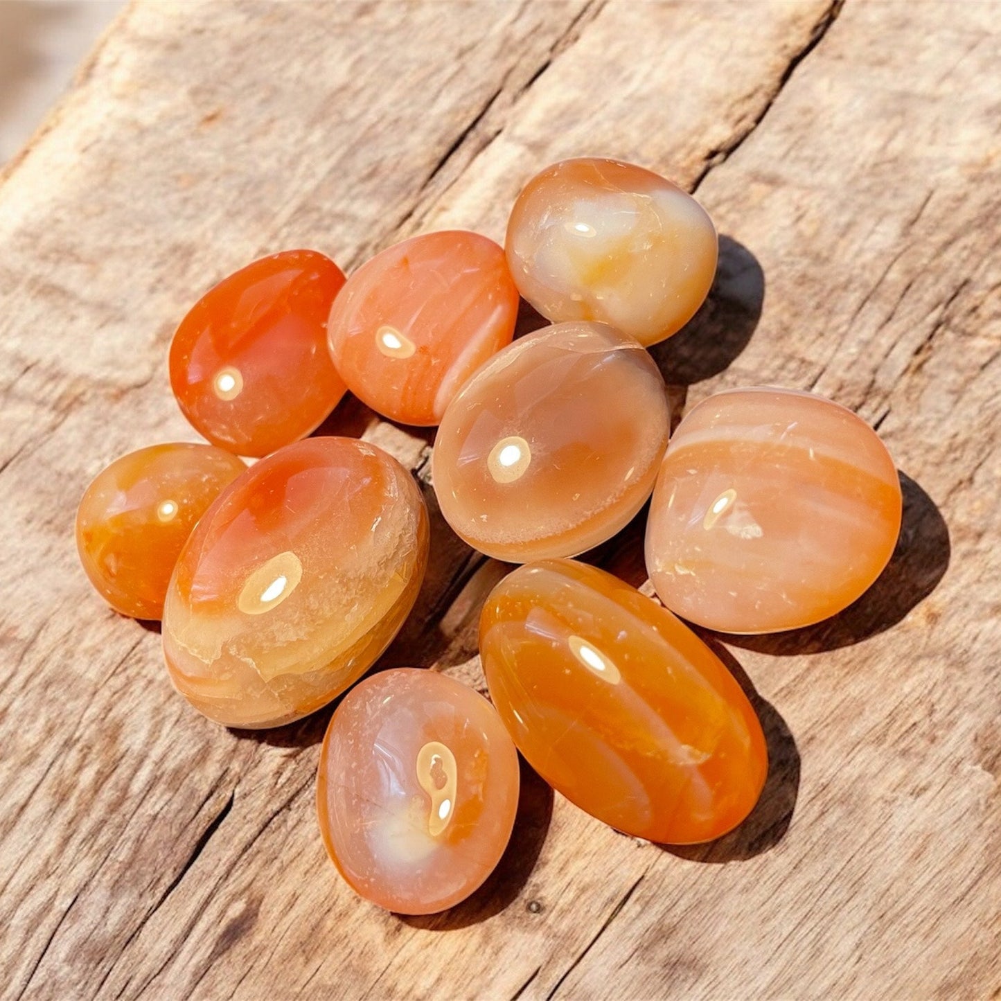 Pierre roulée - Cornaline