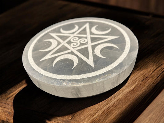 Porte Encens en Sélénite